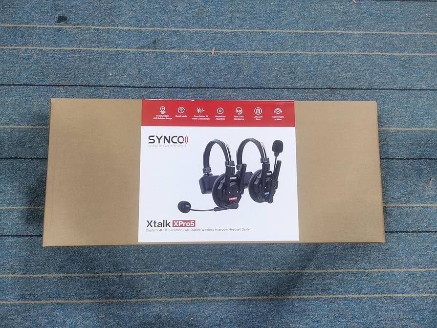 その他 SYNCO Xtalk XPro Series XPro5 Amazon.com: SYNCO XTalk XPro5 2.4GHz Wireless Intercom